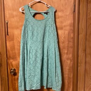 Lane Bryant floral lace dress-Size 18